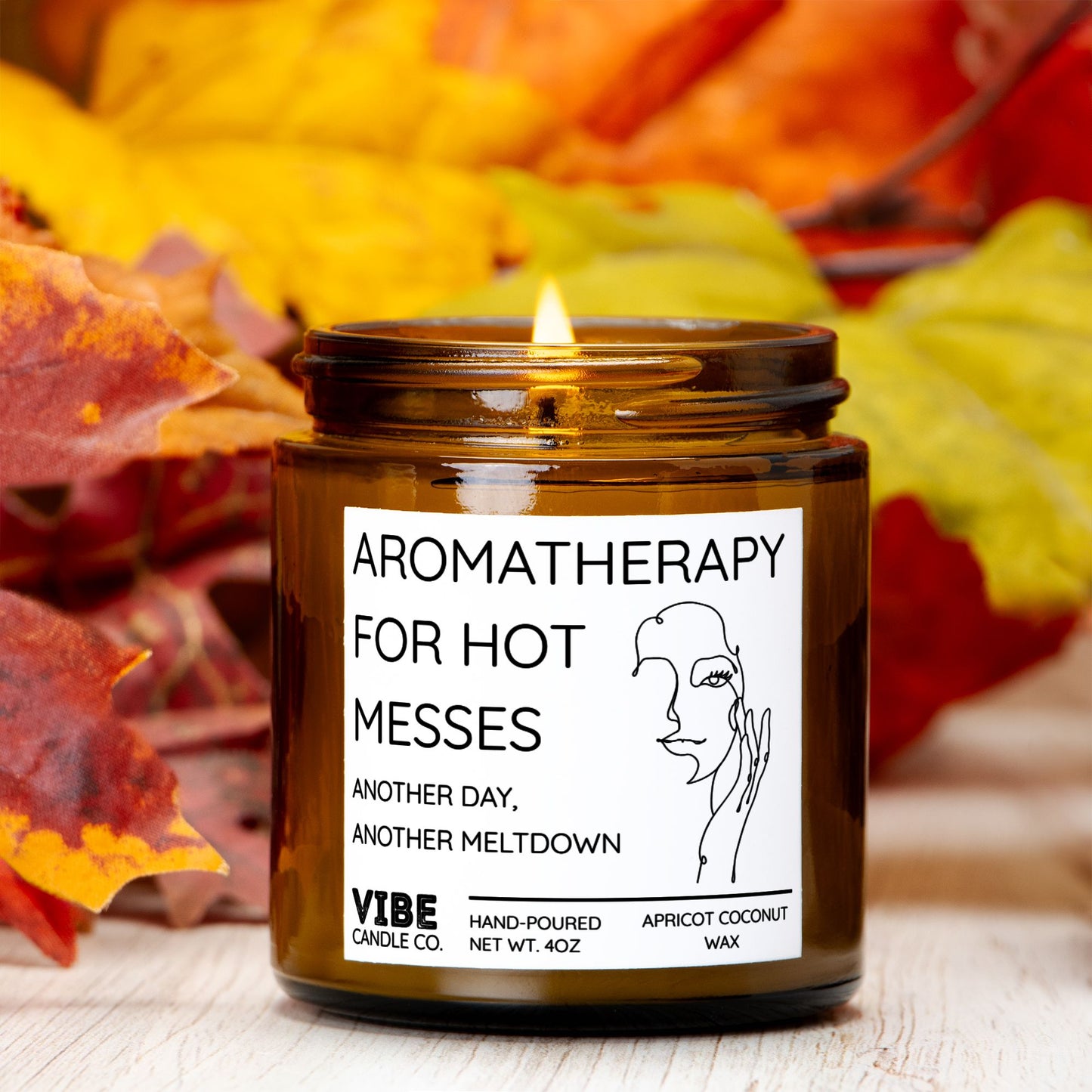 Funny Candle Gift for Women: Aromatherapy for hot messes