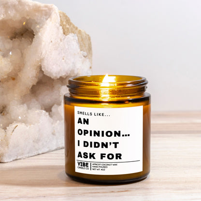 Snarky Funny Jar Glass Candle Jewish Humor