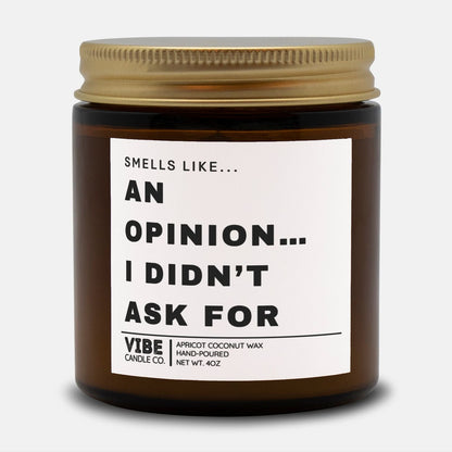 Snarky Funny Jar Glass Candle Jewish Humor