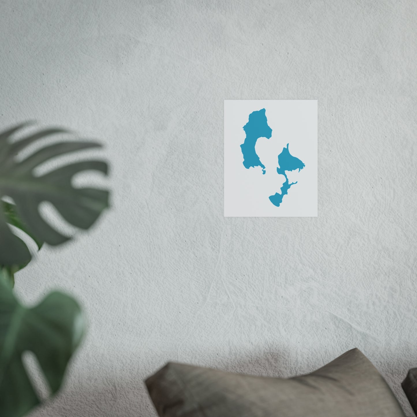 Geographic Art Print, Elk Hosmer Lake, Bend Oregon, Elegant Map Decor, Modern Home Decor, Unique Wall Art, Gift for Nature Lovers, PNW