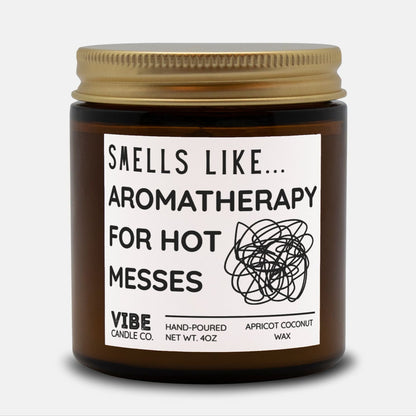 Funny Hot Mess Candle Gift for Women