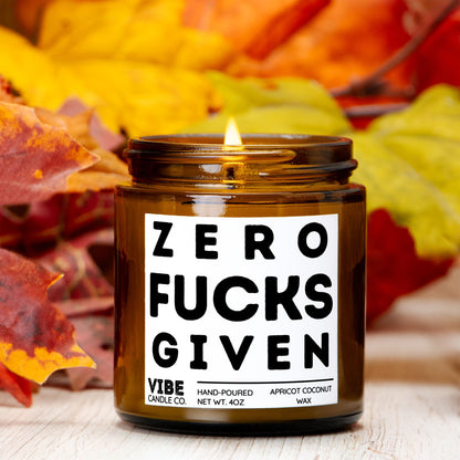 Zero F*CKS Given funny candle