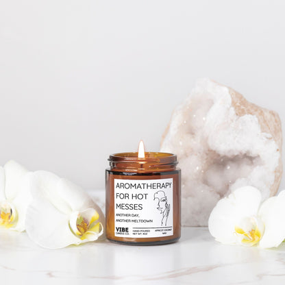 Funny Candle Gift for Women: Aromatherapy for hot messes