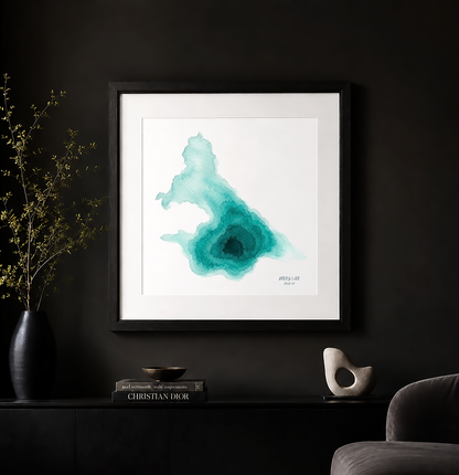 Devils Lake - Oregon Cascades - Matte Art Print on Watercolor Paper