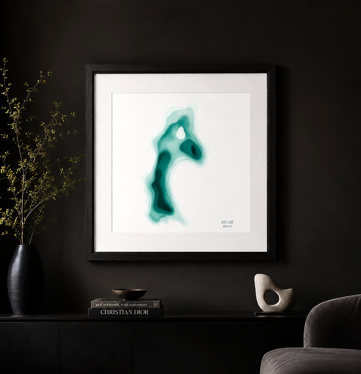 Elk Lake - Oregon Cascades - Matte Art Print on Watercolor Paper