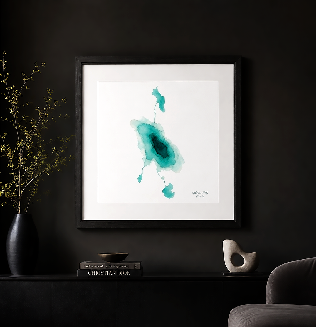 Green Lakes - Oregon Cascades - Matte Art Print on Watercolor Paper