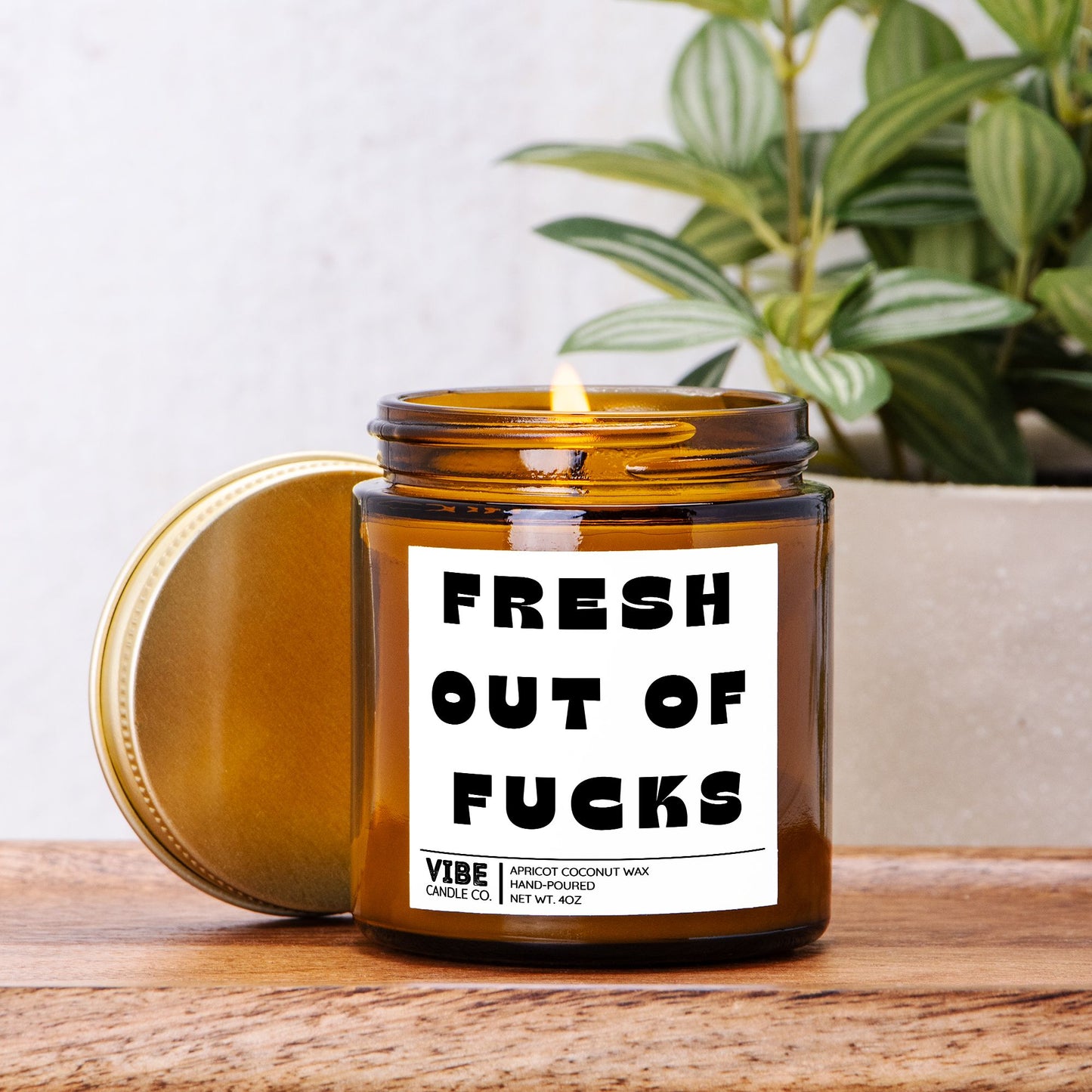Fresh out of fucks funny candle gifts for moms and women