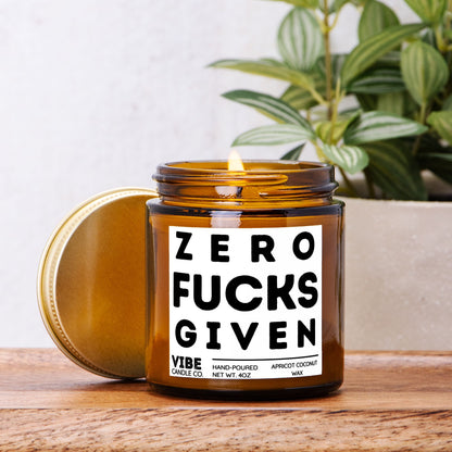 Zero F*CKS Given funny candle