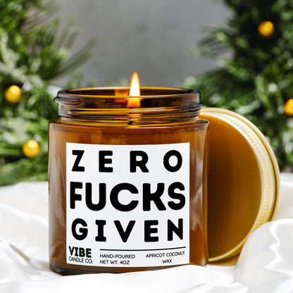 Zero F*CKS Given funny candle