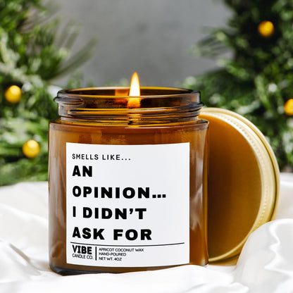 Snarky Funny Jar Glass Candle Jewish Humor