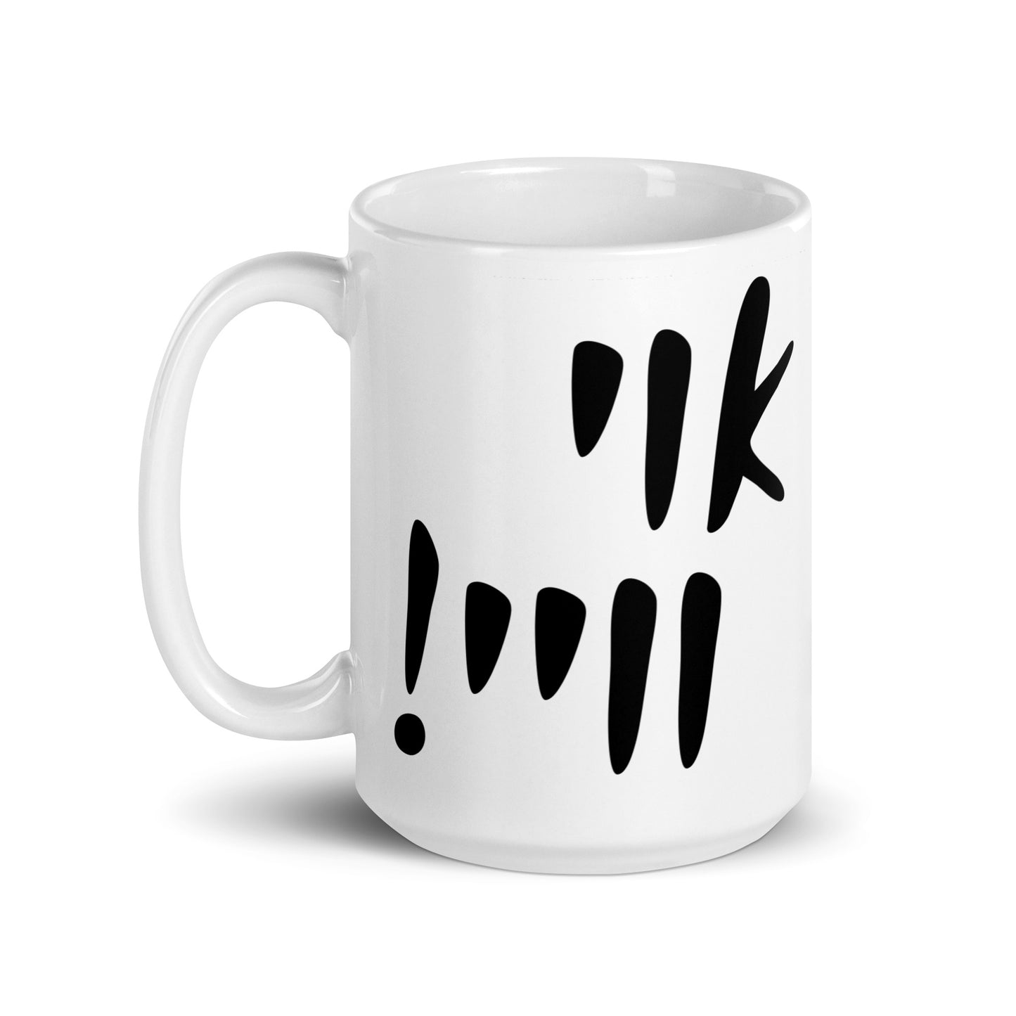 Funny Jewish Coffee Mug, White Ceramic OY VEY Design, Large Novelty Tea Cup, Humorous Gift